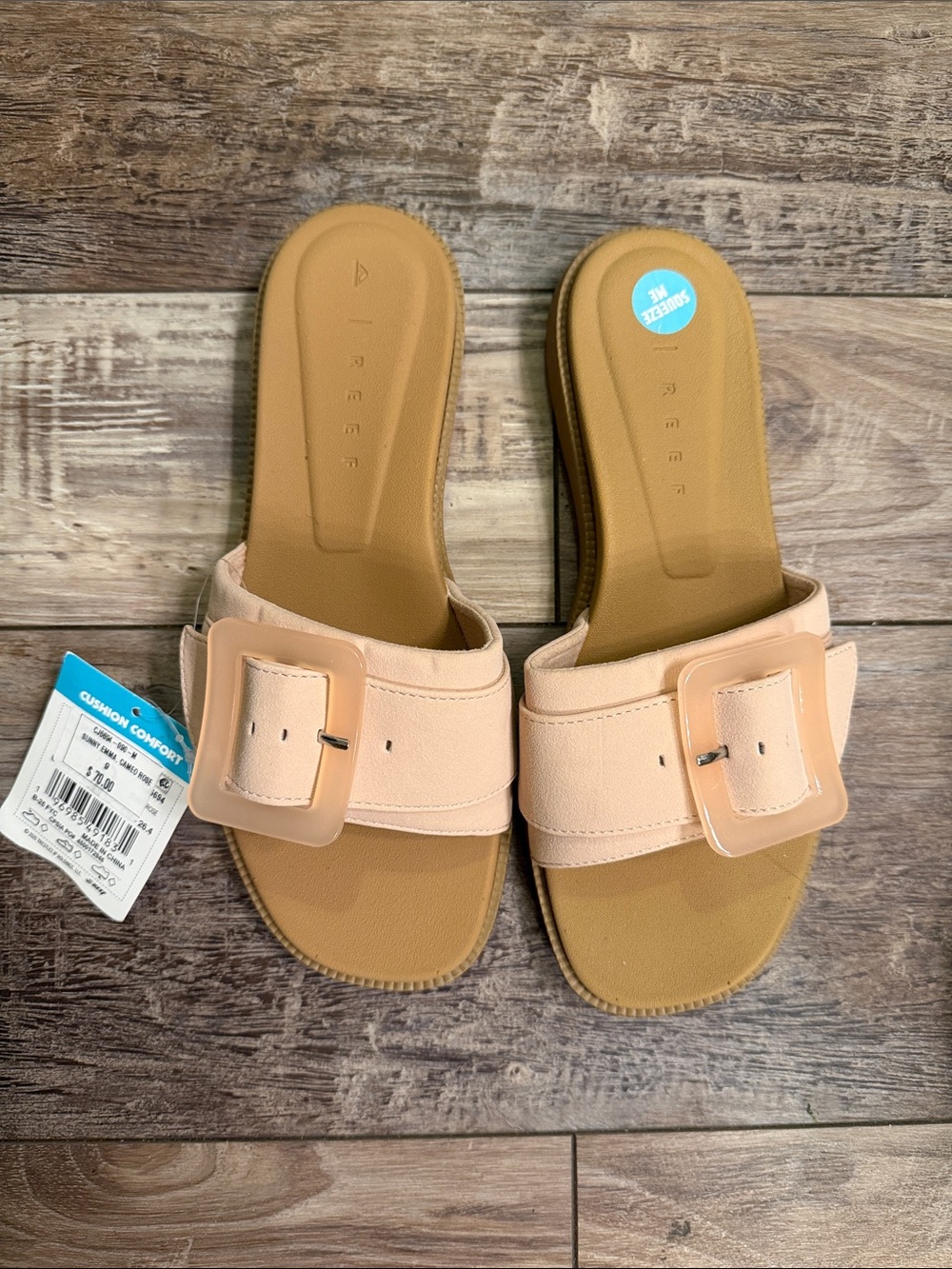Reef Women's Blush Buckle Slide Sandals
